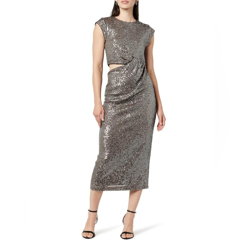 The Drop Women's Padma Cut-Out Sequin Midi Dress